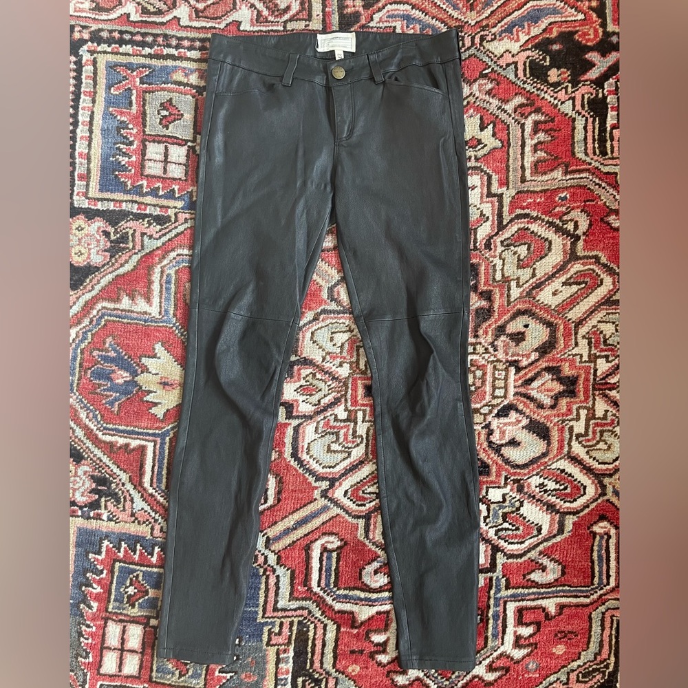 Current Elliott Women’s Lamb Leather Flare Pant